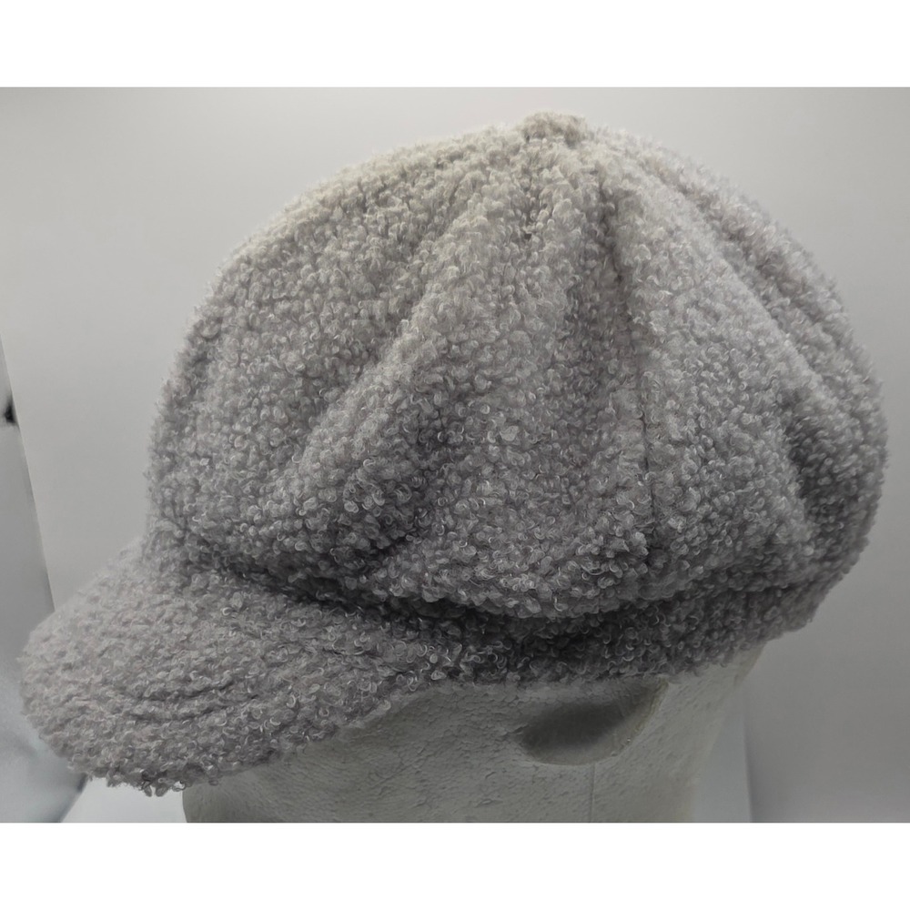 APT. 9 Womens Hat Boucle Newsboy‎ Cap Gray Soft Stylish Casual Fashionable
